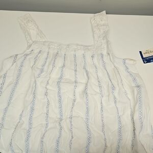 Arizona White Lace Strap Women Top